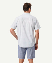 Casual Multi Check Short Sleeve Shirt - Multi Check-GAZMAN