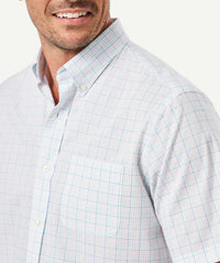 Casual Multi Check Short Sleeve Shirt - Multi Check-GAZMAN