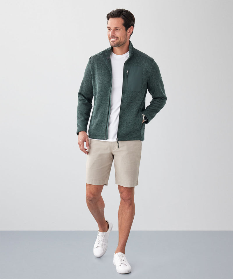 GAZFLEX Zip Through Sweat - Forest-GAZMAN