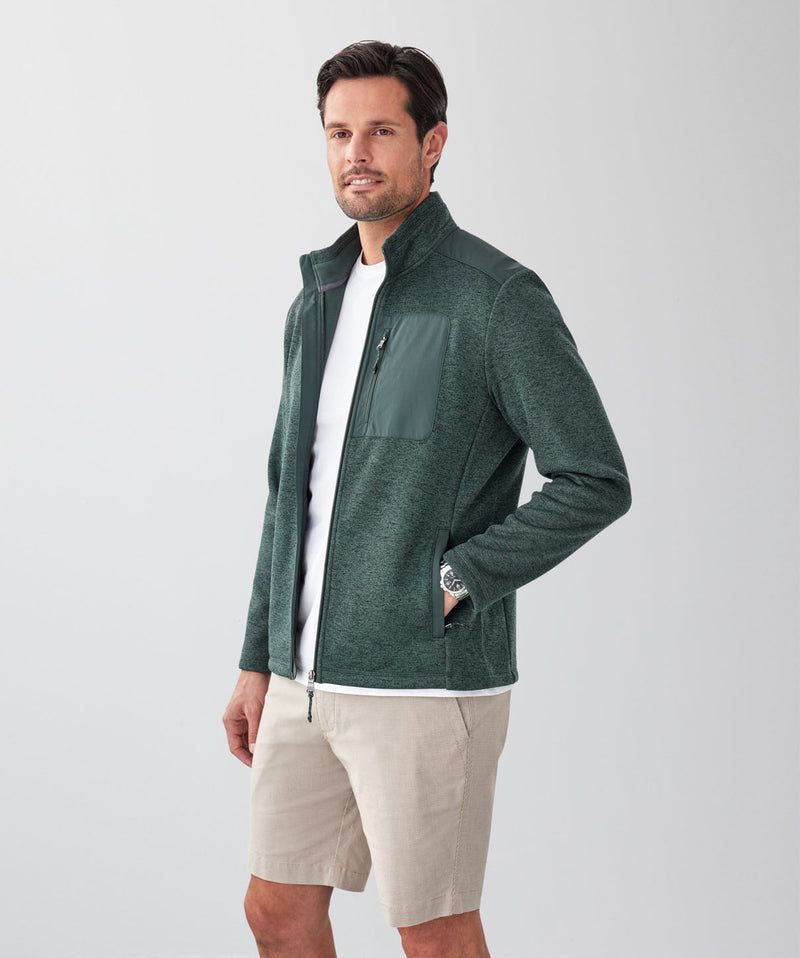GAZFLEX Zip Through Sweat - Forest-GAZMAN