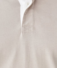 Plain Rugby Jumper - Taupe-GAZMAN