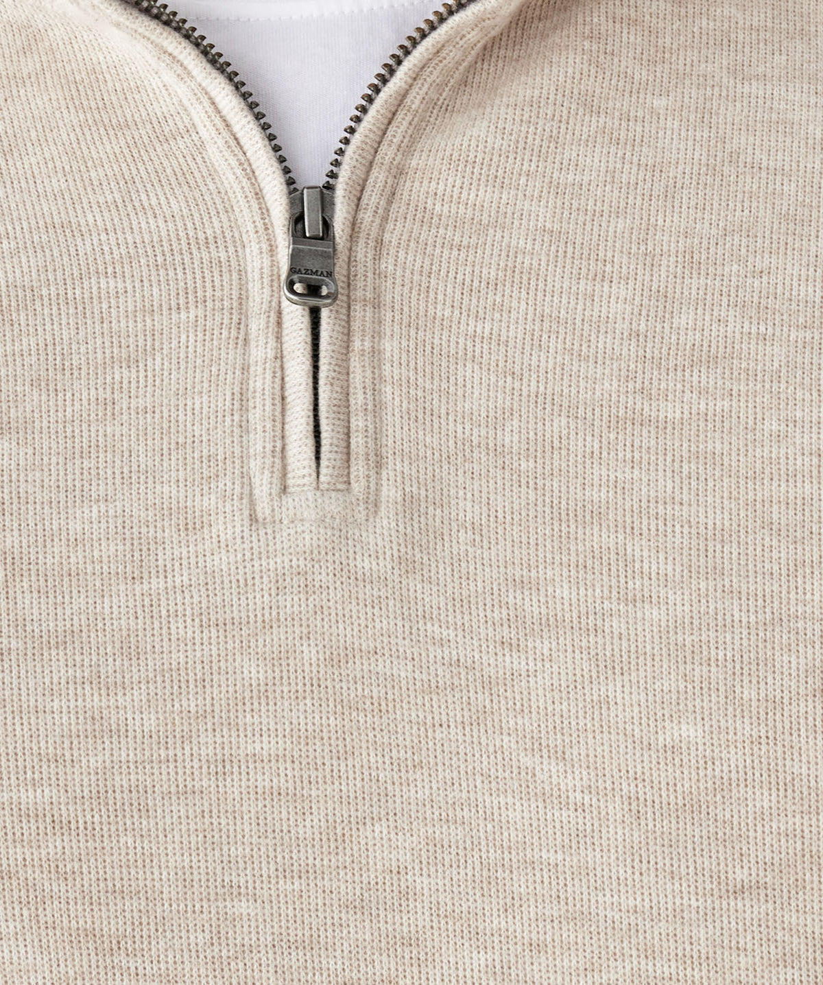 Half Zip Sweat - Sand-GAZMAN