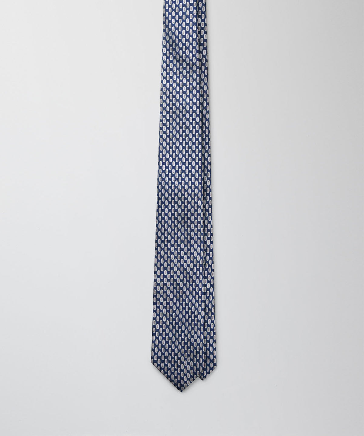 Silk Dot Tie - Blue-GAZMAN