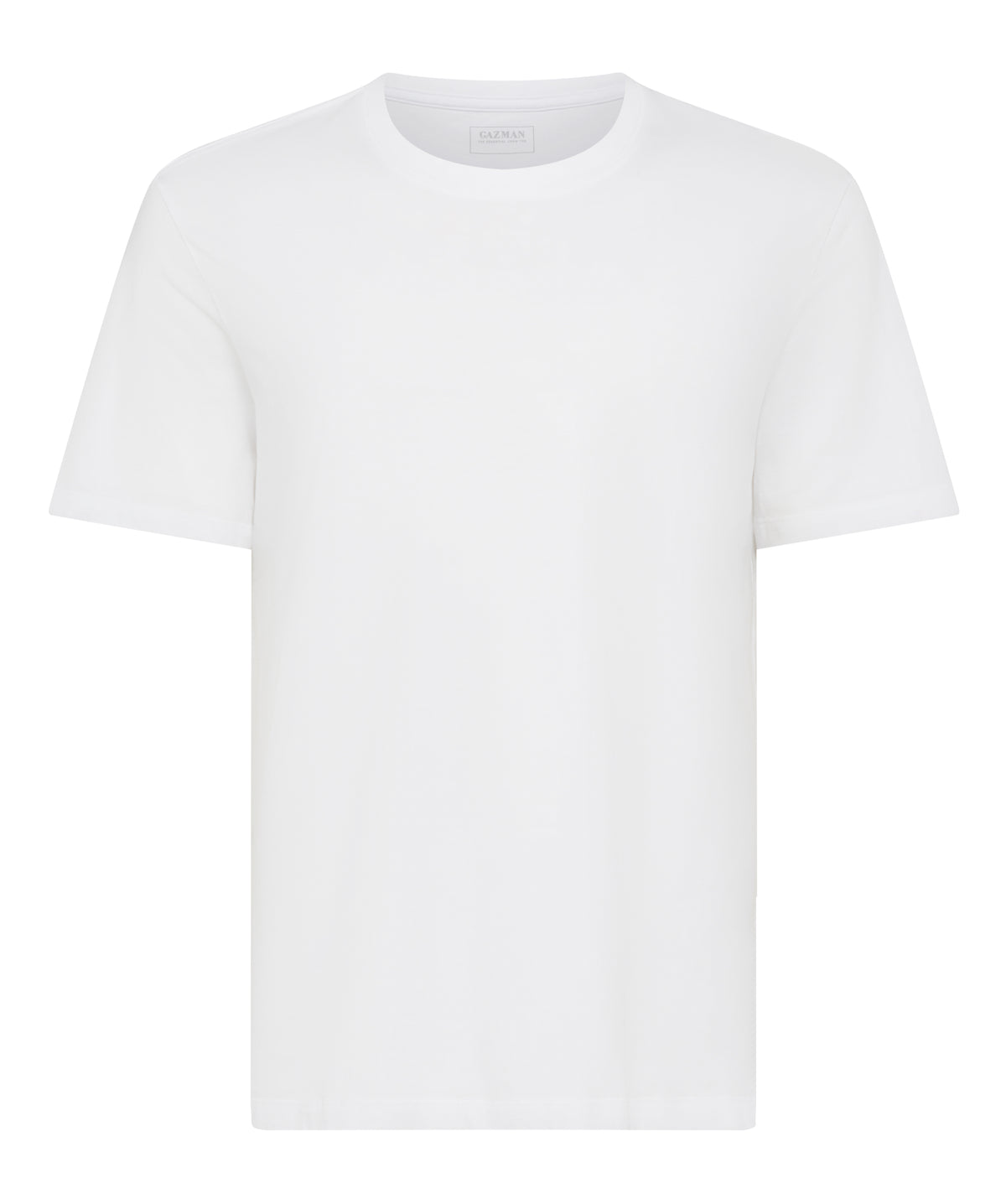 Basic Crew T-shirt - White-GAZMAN