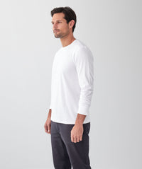 Long Sleeve T-Shirt - White-GAZMAN