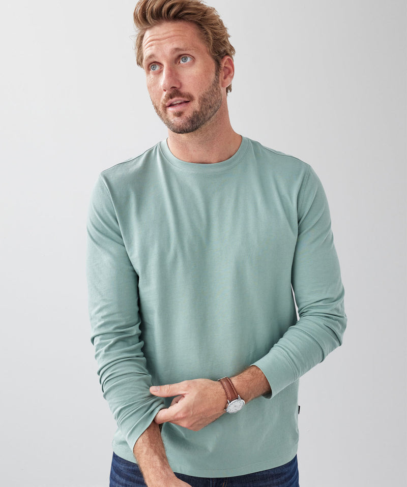 Long Sleeve T-Shirt - Sage-GAZMAN