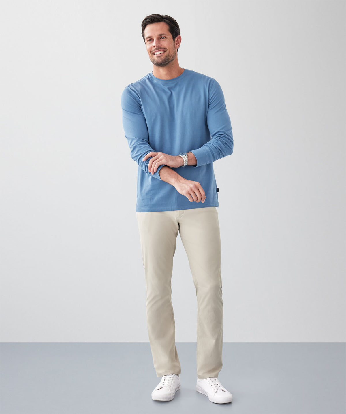 Long Sleeve T-Shirt - Steel-GAZMAN