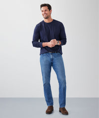 Long Sleeve T-Shirt - Dark Navy-GAZMAN