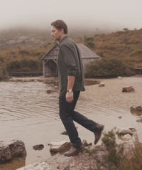 Casual Bedford Long Sleeve Shirt - Forest