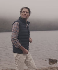 Lightweight Puffer Vest - Navy