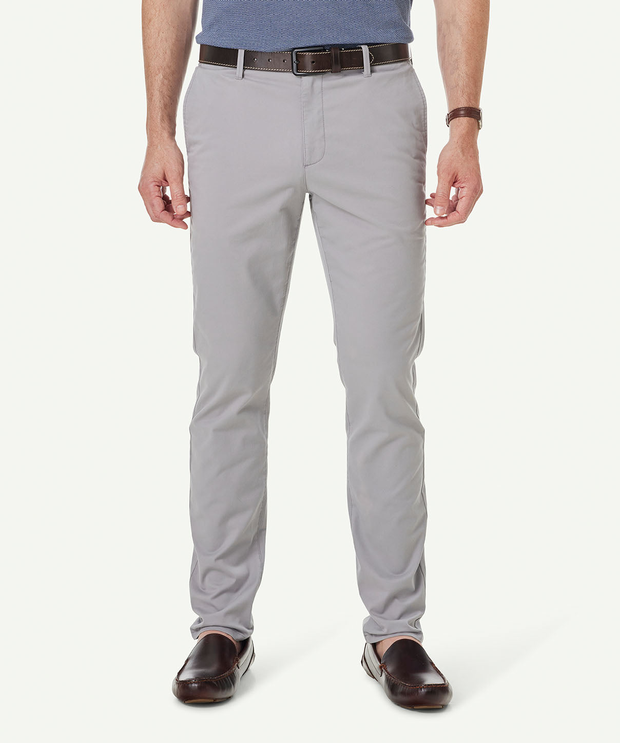 Modern Chino Pants - Grey - Casual Pants - GAZMAN
