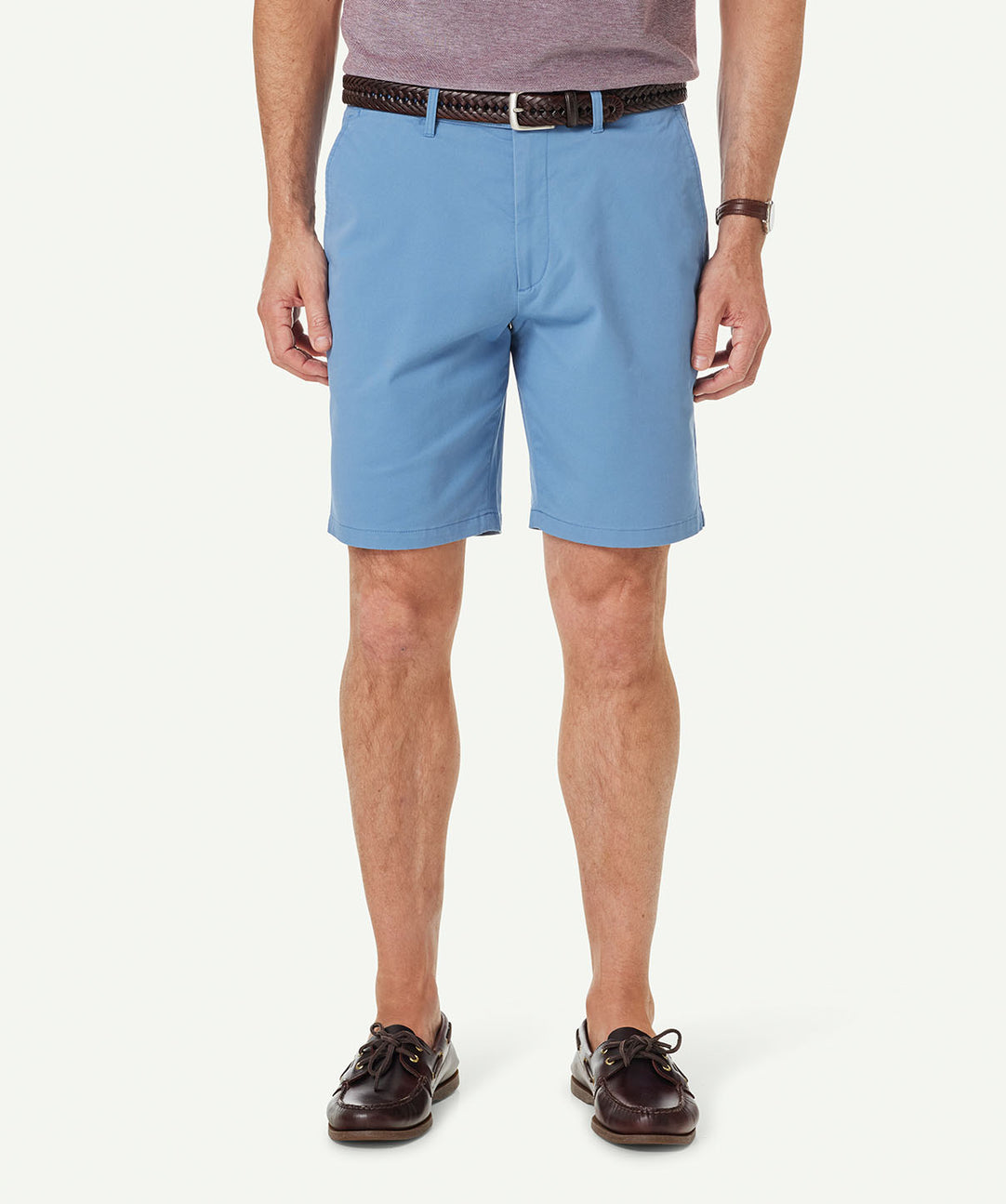 Comfort Twill Shorts - Blue - Shorts - GAZMAN