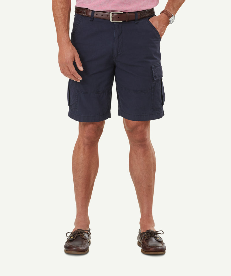Weekend Ripstop Cargo Shorts - Navy-GAZMAN-1