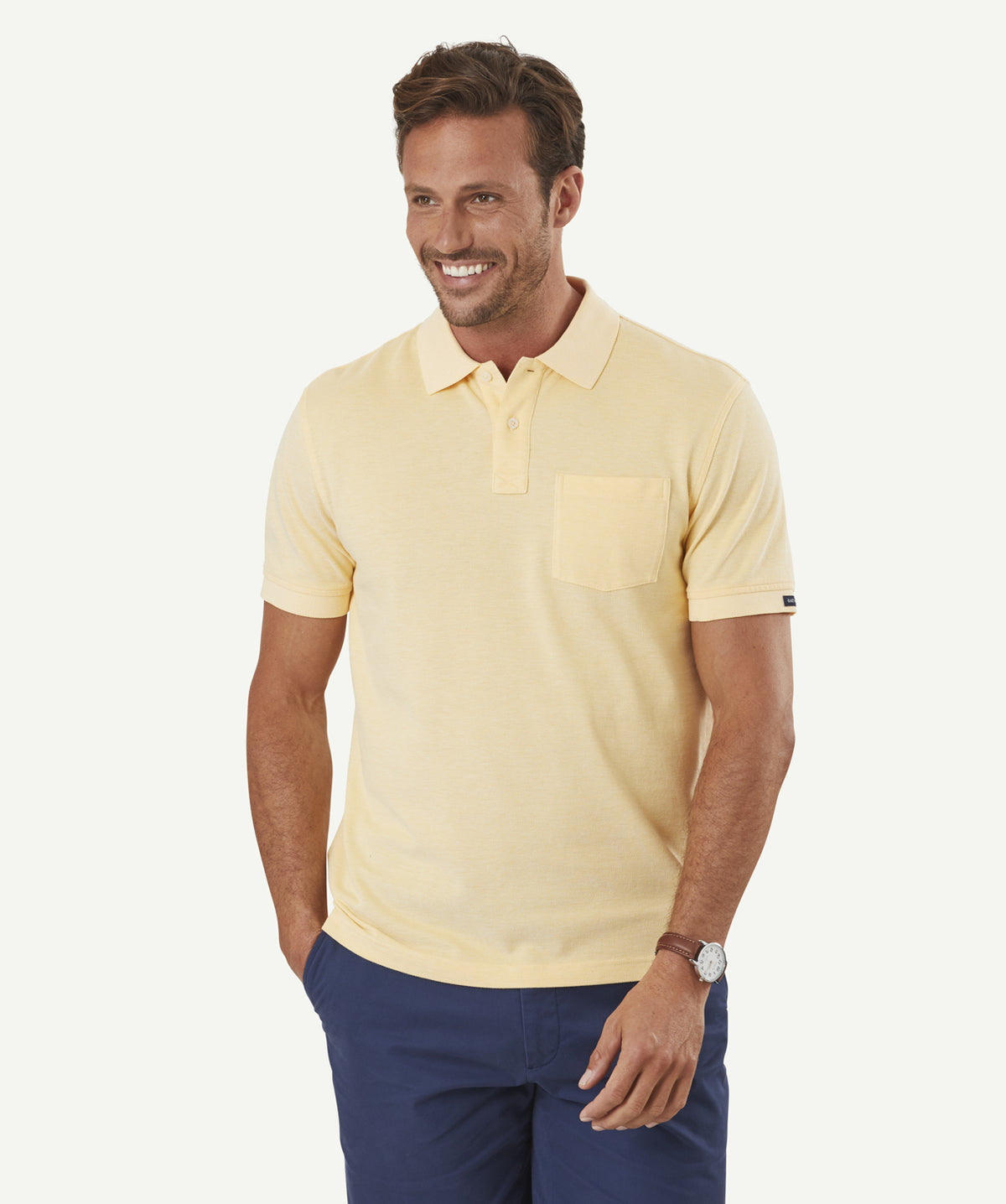 Oxford Pocket Polo - Sunset-GAZMAN-1