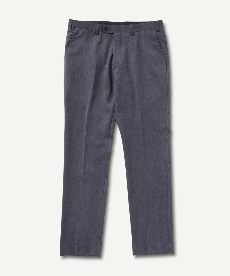Wool Blend Trousers - Charcal-GAZMAN-2