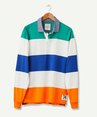 Statement Rugby Jumper - Multi Stripe-GAZMAN-2