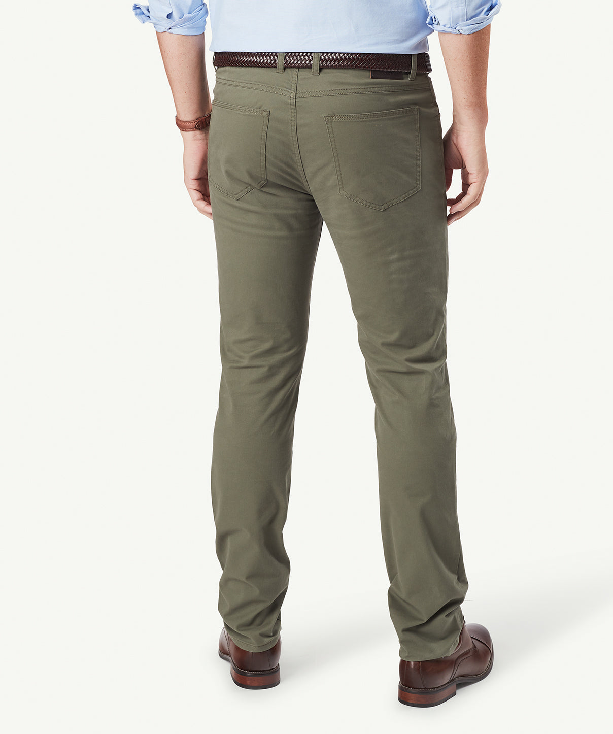 Modern Stretch 5 Pocket Pants - Army - Casual Pants - GAZMAN