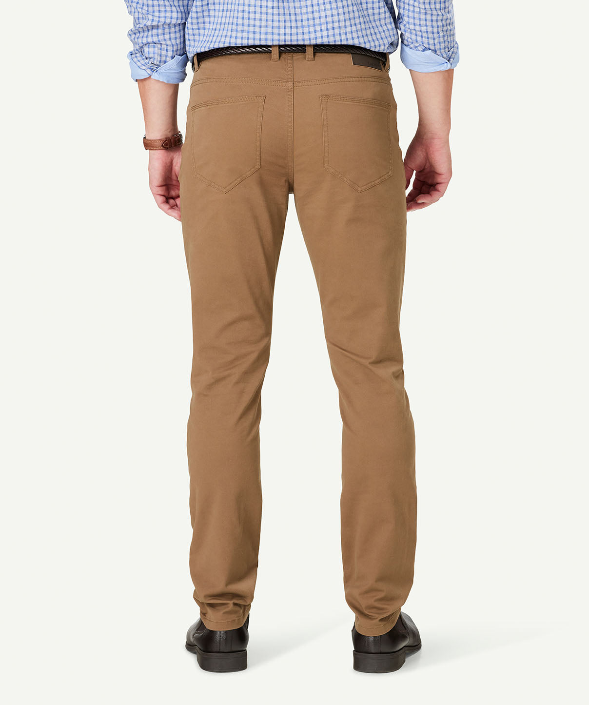 Modern Stretch 5 Pocket Pants - Tan - Casual Pants - GAZMAN