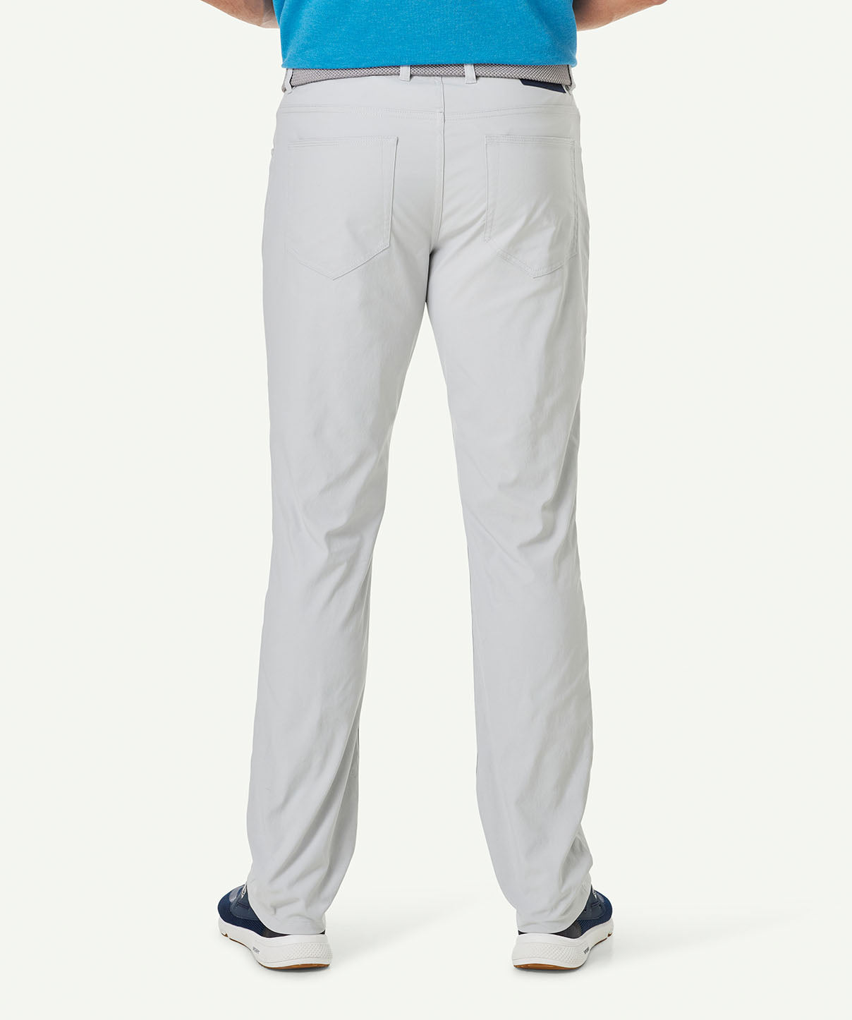 GAZFLEX Performance Pant Light Grey Casual Pants GAZMAN