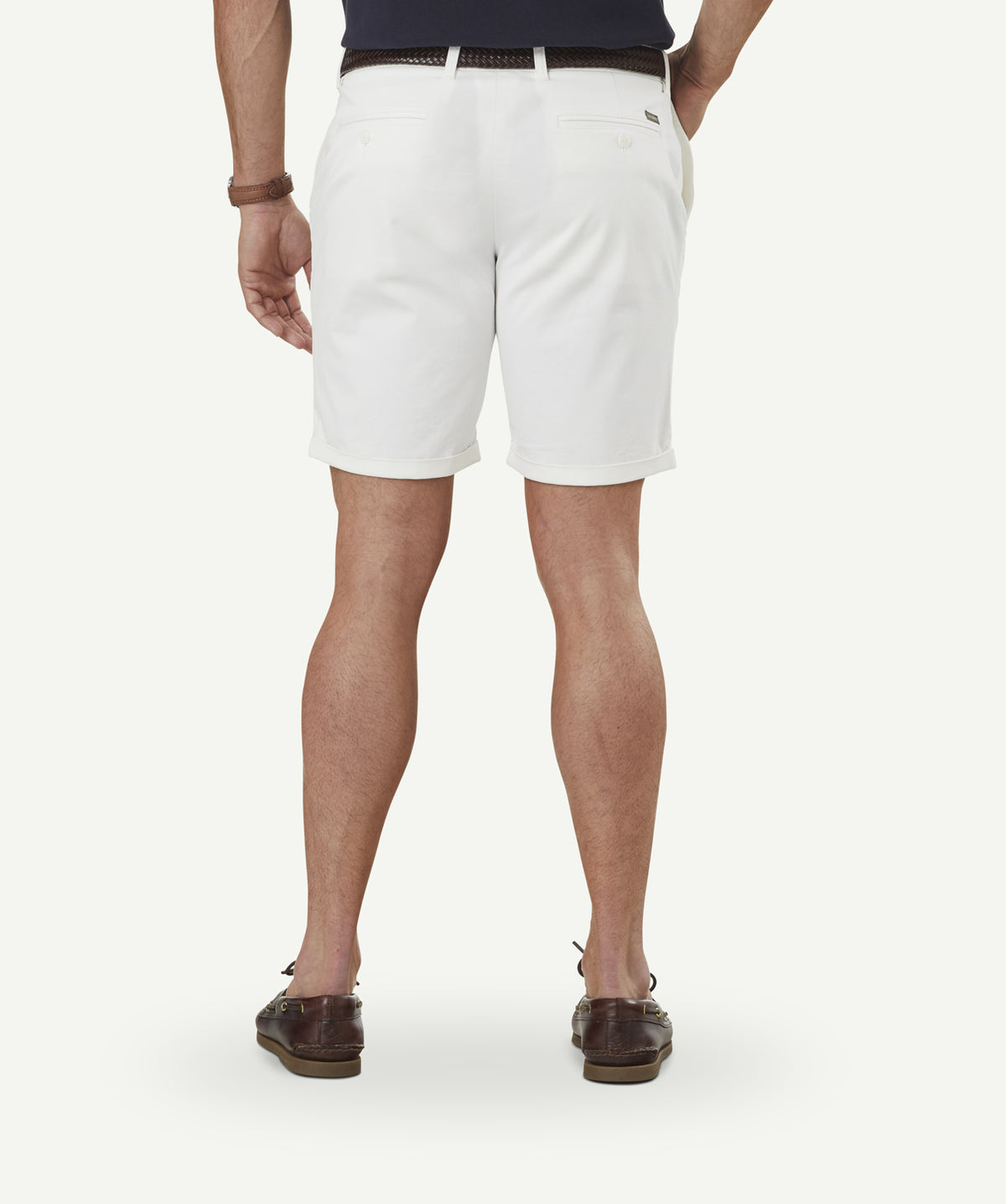Modern Club Shorts - White-GAZMAN-3