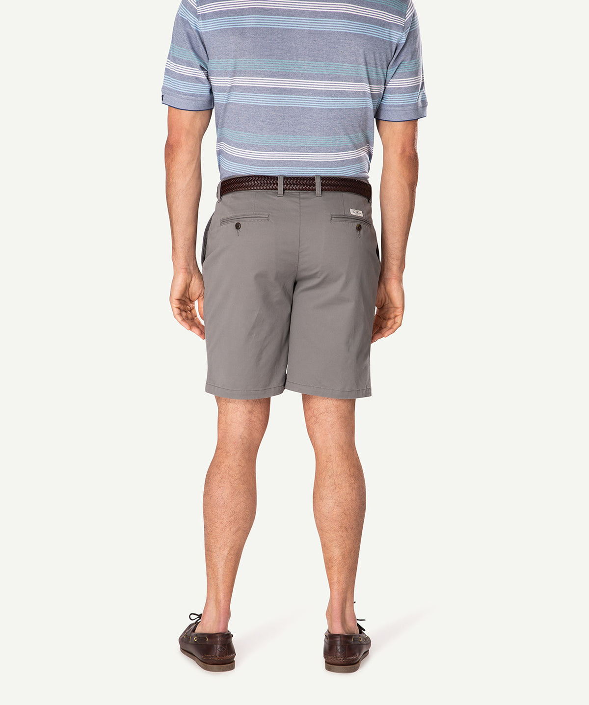 Comfort Twill Shorts - Cement-GAZMAN-3