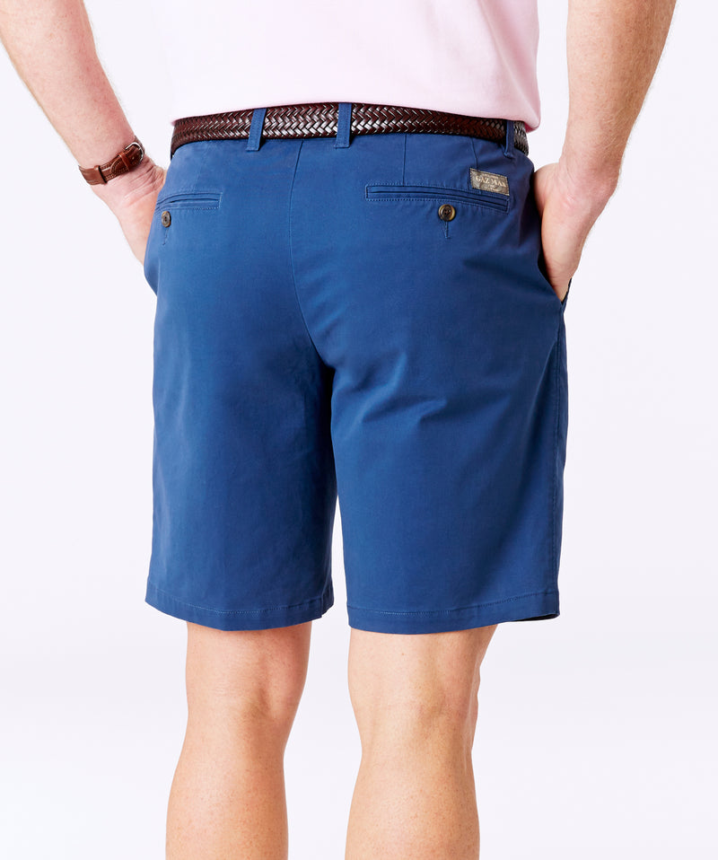 Comfort Twill Shorts - Indigo-GAZMAN-3