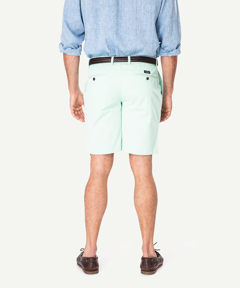 Comfort Twill Shorts - Mint-GAZMAN-3