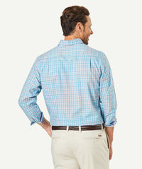 Easy Care Oxford Check Long Sleeve Shirt - Multi Check-GAZMAN-3