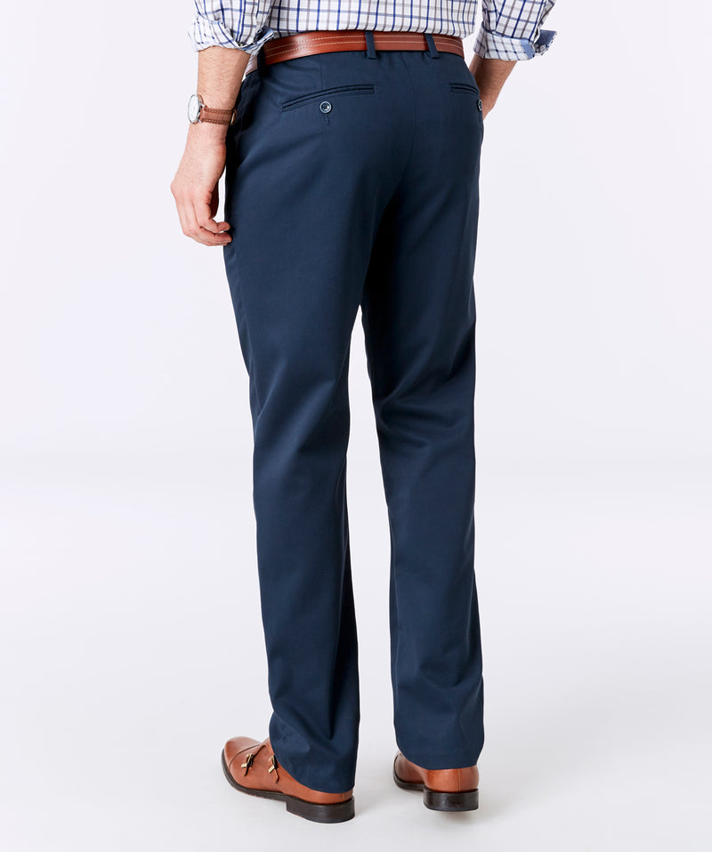 Essential Straight Chino Pants - Navy-GAZMAN-3