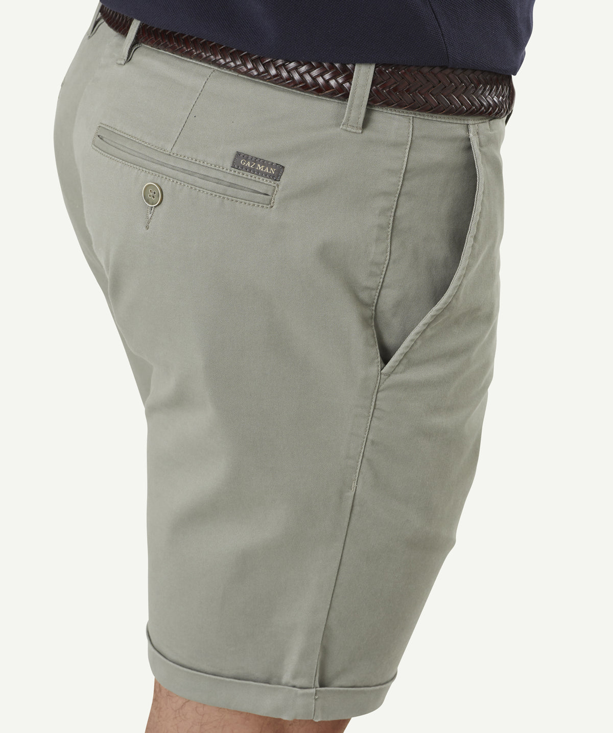 Modern Club Shorts - Olive-GAZMAN-4
