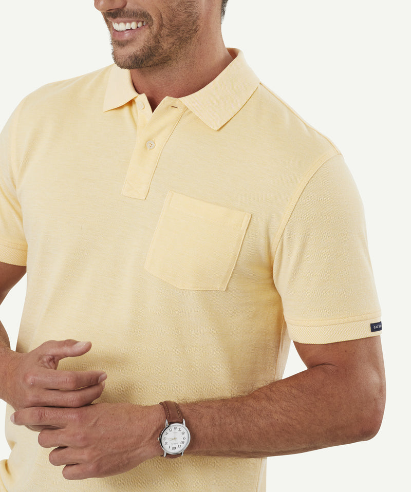 Oxford Pocket Polo - Sunset-GAZMAN-4
