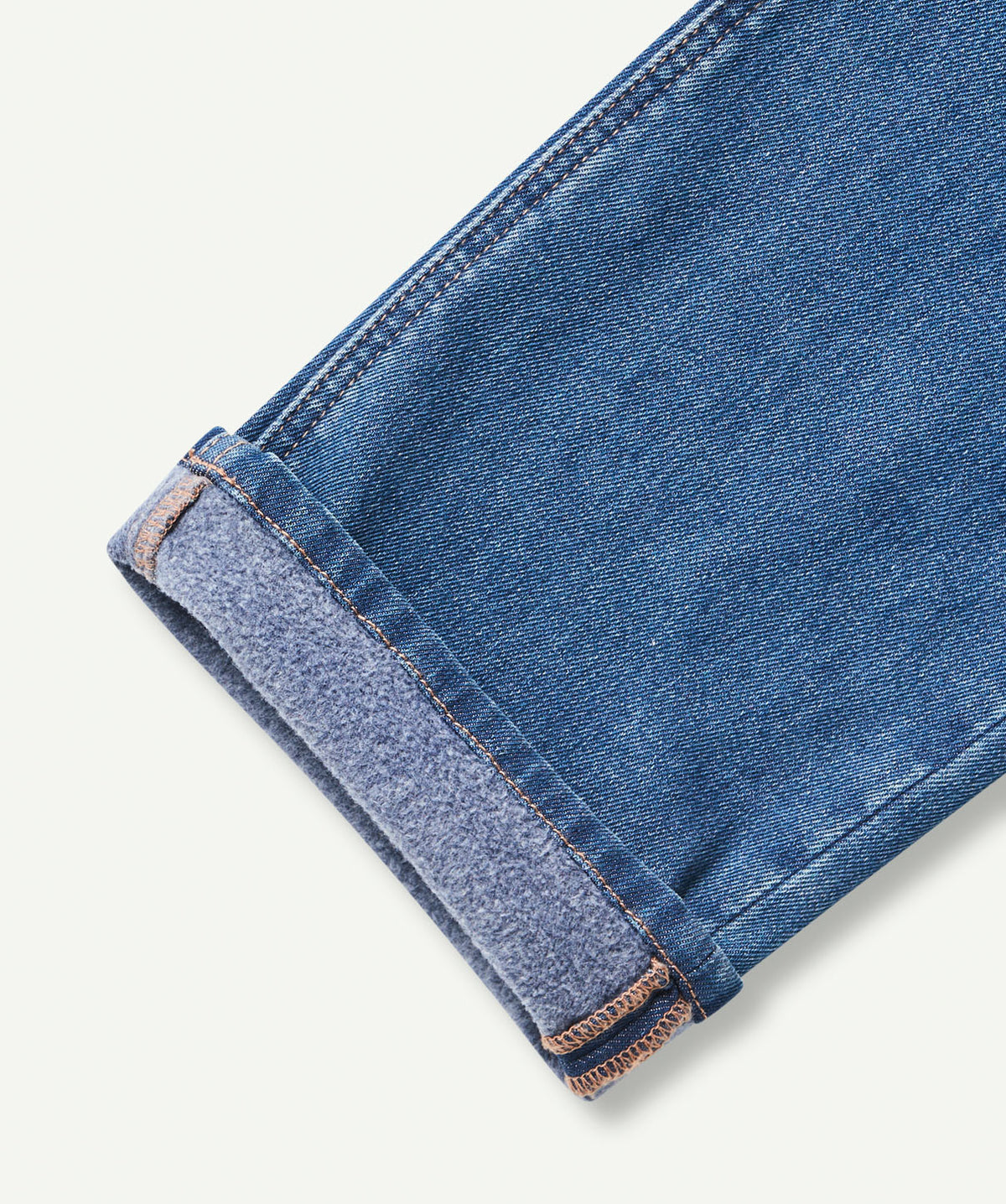 Brushed Straight Jeans - Washed Indigo-GAZMAN-8