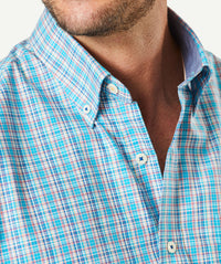 Easy Care Oxford Check Long Sleeve Shirt - Multi Check-GAZMAN-8