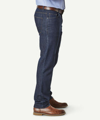 Straight Stretch Jeans - Dark Indigo-GAZMAN-6