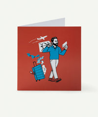 PCFA Greeting Card - Red-GAZMAN