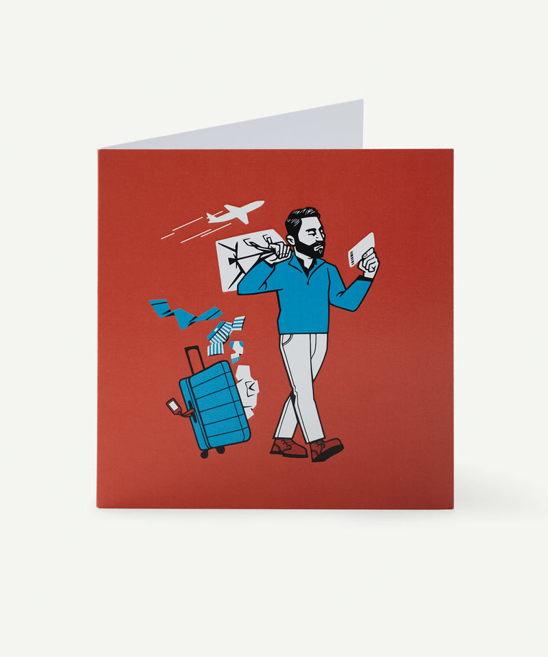 PCFA Greeting Card - Red-GAZMAN