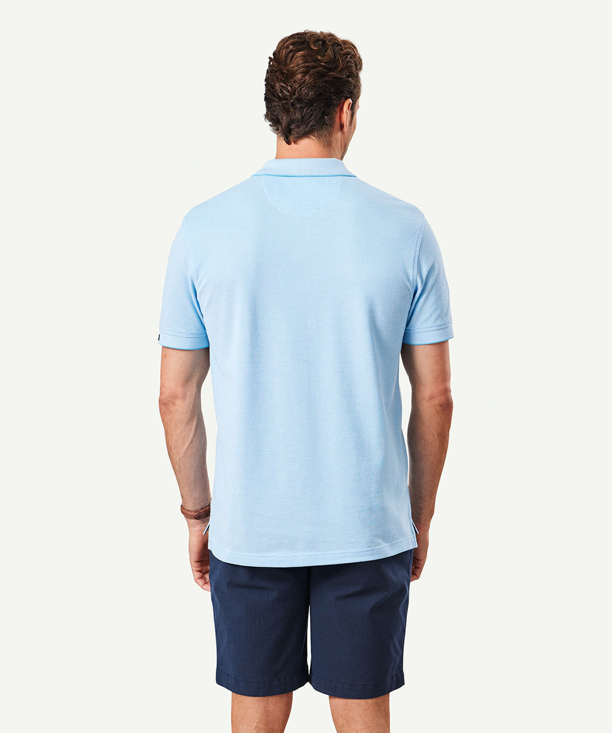 Oxford Pocket Polo Shirt - Sky Blue-GAZMAN