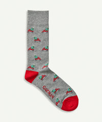 Non Tight Cushion Block Sock - Charcoal-GAZMAN