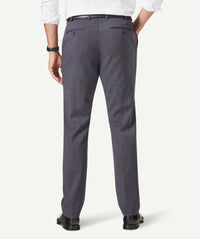 Wool Blend Trousers - Charcal-GAZMAN-3