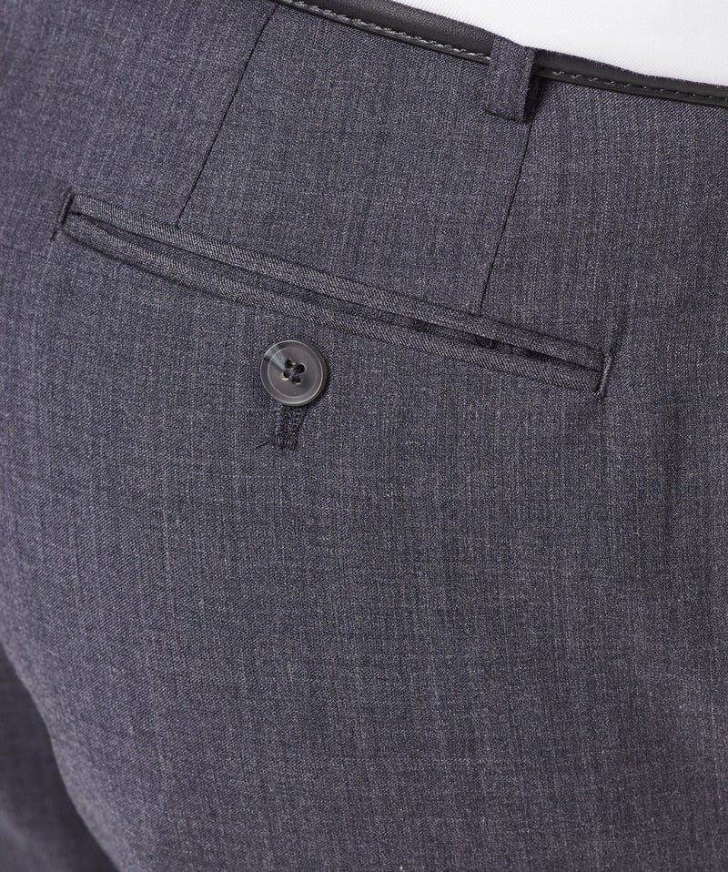 Wool Blend Trousers - Charcal-GAZMAN-5