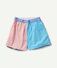 Gingham Block Boxers - Multi Check-GAZMAN-1