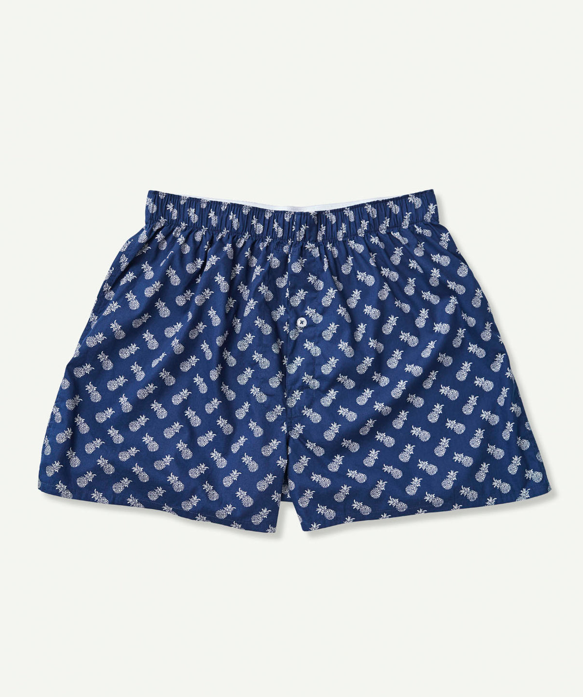 Pineapple Print Boxers - Navy-GAZMAN-2